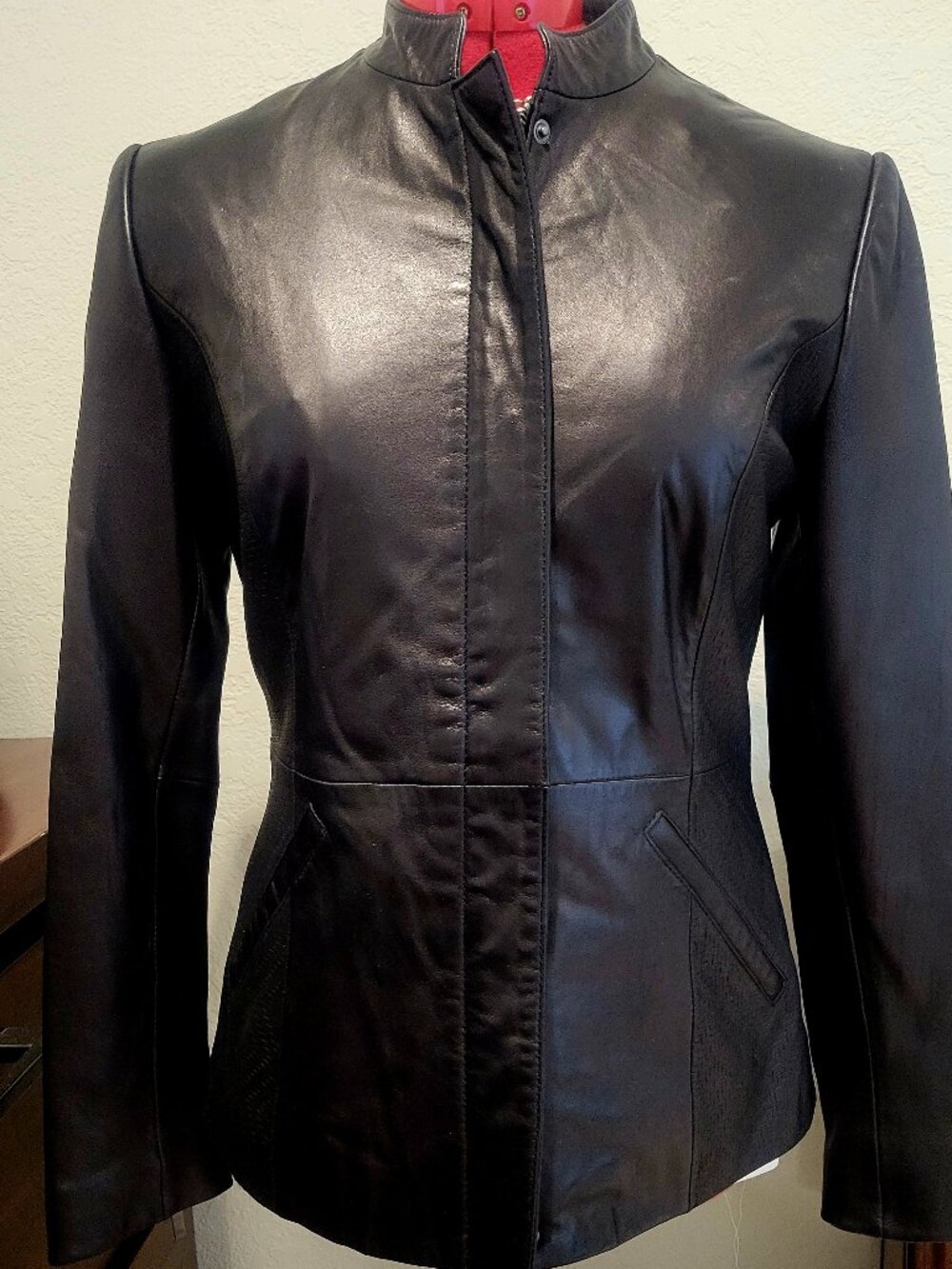 Womens Black Leather Jacket